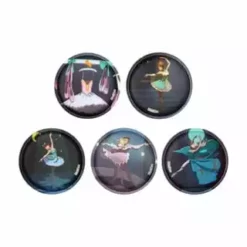 Ergobag Klettie-Set "Balletttänzerin", 7 Cm, 5-teilig, Für Mädchen Mehrfarbig