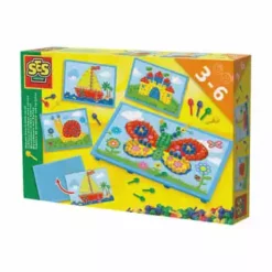 SES CREATIVE® Mosaikbrett Mit Karten MEHRFARBIG