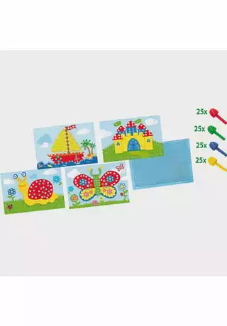 SES CREATIVE® Mosaikbrett Mit Karten MEHRFARBIG – Bild 3