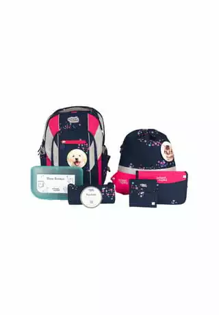School Mood Schulrucksackset Loop Air+ Leni Hund Leni